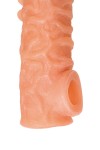 Телесная закрытая насадка с шершавой головкой Cock Sleeve Size S - 13,8 см. фото 7 — pink-kiss