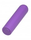 Фиолетовая вибропуля с пультом Rechargeable Remote Control Bullet - 7,62 см. фото 6 — pink-kiss