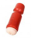 Мастурбатор-вагина A-Toys в красной колбе фото 1 — pink-kiss