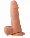 Гелевый фаллоимитатор-реалистик на присоске - 15,5 см. фото 1 — pink-kiss