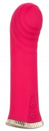 Ярко-розовый мини-вибромассажер для стимуляции точки G Uncorked Merlot - 13,25 см. фото 1 — pink-kiss