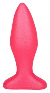 Розовая анальная пробка - 11,5 см. фото 1 — pink-kiss