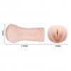 Телесный мастурбатор-вагина с эффектом смазки фото 5 — pink-kiss