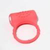 Красное эрекционное виброкольцо с пупырышками фото 1 — pink-kiss