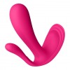 Розовый анально-вагинальный вибромассажер Top Secret+ фото 4 — pink-kiss