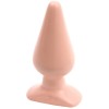 Анальная пробка телесного цвета Butt Plugs Smooth Classic Large - 14 см. фото 1 — pink-kiss