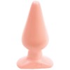 Анальная пробка телесного цвета Butt Plugs Smooth Classic Large - 14 см. фото 2 — pink-kiss