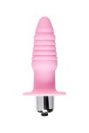 Розовая анальная вибровтулка Princess - 9 см. фото 2 — pink-kiss
