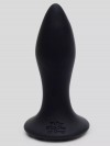 Черная анальная вибропробка Sensation Rechargeable Vibrating Butt Plug - 8,9 см. фото 1 — pink-kiss