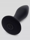 Черная анальная вибропробка Sensation Rechargeable Vibrating Butt Plug - 8,9 см. фото 2 — pink-kiss
