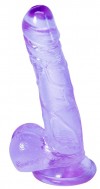Фиолетовый фаллоимитатор Oxygen - 17,5 см. фото 1 — pink-kiss