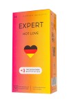 Презервативы EXPERT Hot Love с разогревающим эффектом - 12 шт.(+3 в подарок) фото 1 — pink-kiss