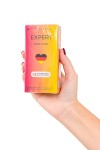 Презервативы EXPERT Hot Love с разогревающим эффектом - 12 шт.(+3 в подарок) фото 3 — pink-kiss