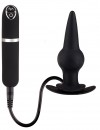 Черная вибровтулка Dash Butt Plug With Mini Controller III - 9 см. фото 1 — pink-kiss