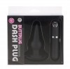 Черная вибровтулка Dash Butt Plug With Mini Controller III - 9 см. фото 2 — pink-kiss