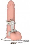 Белый поводок на пенис с двумя ремешками фото 2 — pink-kiss