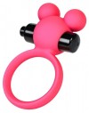 Розовое виброкольцо на пенис A-Toys фото 1 — pink-kiss