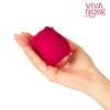 Малиновый вибростимулятор в форме бутона розы фото 5 — pink-kiss