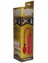 Красная вакуумная помпа Eroticon PUMP X1 с грушей фото 2 — pink-kiss