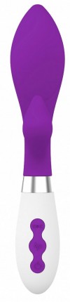 Фиолетовый вибратор-кролик Achelois - 21,8 см. фото 2 — pink-kiss