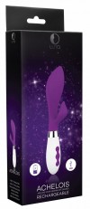 Фиолетовый вибратор-кролик Achelois - 21,8 см. фото 4 — pink-kiss