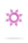 Розовое гелевое эрекционное кольцо-звезда фото 2 — pink-kiss