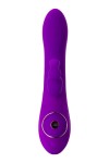 Фиолетовый вибратор с вакуумной стимуляцией клитора JUM - 21 см. фото 3 — pink-kiss