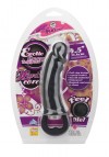 Чёрная вибровтулка-фаллос Erotic Loop Tuggers Hard Core - 11,4 см. фото 2 — pink-kiss