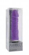 Фиолетовый вибратор-реалистик PURRFECT SILICONE CLASSIC 6.5INCH - 16,5 см. фото 2 — pink-kiss