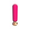 Розовый перезаряжаемый мини-вибратор - 12 см. фото 8 — pink-kiss