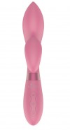 Розовый вибратор-кролик Indeep Juna - 21,5 см. фото 3 — pink-kiss