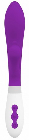 Фиолетовый вибратор-кролик Agave - 23,1 см. фото 4 — pink-kiss