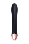 Черный вибратор Waname D-Splash Stream - 21 см. фото 6 — pink-kiss