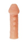Телесная закрытая насадка с шишечками Cock Sleeve Size M - 15,6 см. фото 3 — pink-kiss