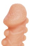 Телесная закрытая насадка с шишечками Cock Sleeve Size M - 15,6 см. фото 8 — pink-kiss