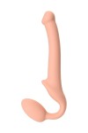 Телесный безремневой страпон Silicone Bendable Strap-On S фото 3 — pink-kiss