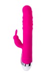 Розовый вибратор с клиторальным стимулятором BALLE - 23 см. фото 8 — pink-kiss
