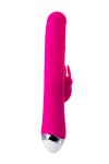 Розовый вибратор с клиторальным стимулятором BALLE - 23 см. фото 9 — pink-kiss