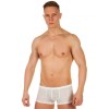 Мужские трусы-хипсы из ткани с текстурой змеиной чешуи Snake White Boxer фото 3 — pink-kiss