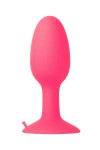 Розовая пробка POPO Pleasure со встроенным вовнутрь стальным шариком - 10,5 см. фото 2 — pink-kiss