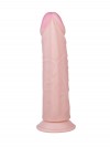 Рельефный фаллоимитатор на присоске - 18 см. фото 3 — pink-kiss