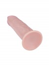 Рельефный фаллоимитатор на присоске - 18 см. фото 4 — pink-kiss