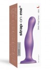 Фиолетовая насадка Strap-On-Me Dildo Plug Curvy size L фото 2 — pink-kiss