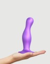 Фиолетовая насадка Strap-On-Me Dildo Plug Curvy size L фото 3 — pink-kiss