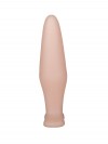 Телесная конусообразная пробка - 14 см. фото 3 — pink-kiss