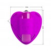 Лиловое сердечко с вибрацией и регулируемыми ремешками Heartbeat фото 6 — pink-kiss