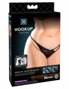 Черные трусики Remote Bowtie Bikini XL-XXL с вибрацией и анальным стимулятором фото 4 — pink-kiss