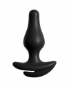 Черные трусики Remote Bowtie Bikini XL-XXL с вибрацией и анальным стимулятором фото 5 — pink-kiss