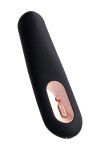 Черный нереалистичный вибратор Waname D-Splash Tsunami - 18,3 см. фото 1 — pink-kiss
