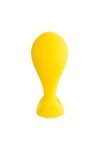 Желтая анальная втулка Blob - 5,5 см. фото 4 — pink-kiss